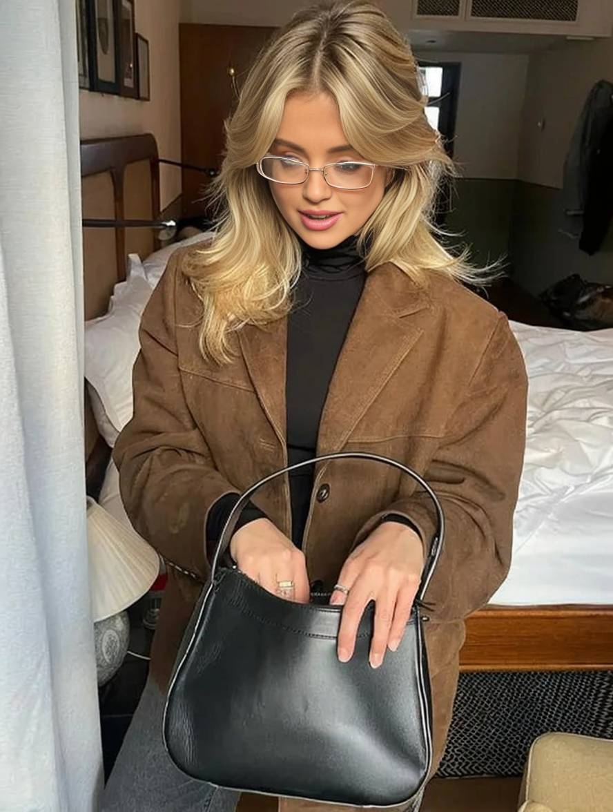 Elvia- Wildleder Blazer Jacke