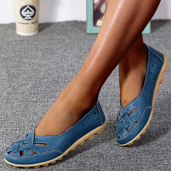 Elisette – Atmungsaktive Damen-Loafer mit Cut-Out