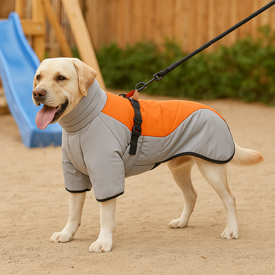 PawEase – Hundejacke mit verstellbarer Passform und integriertem Geschirr