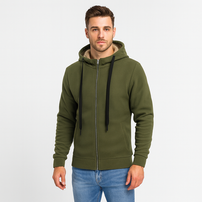 Leo | Warme Wattierte Jacke mit Kapuze