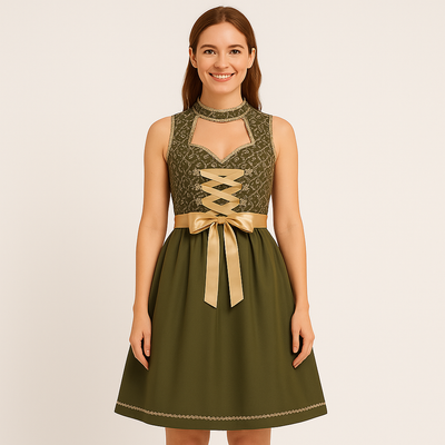 Oktoberfest Dirndl Damen – Mit Schürze