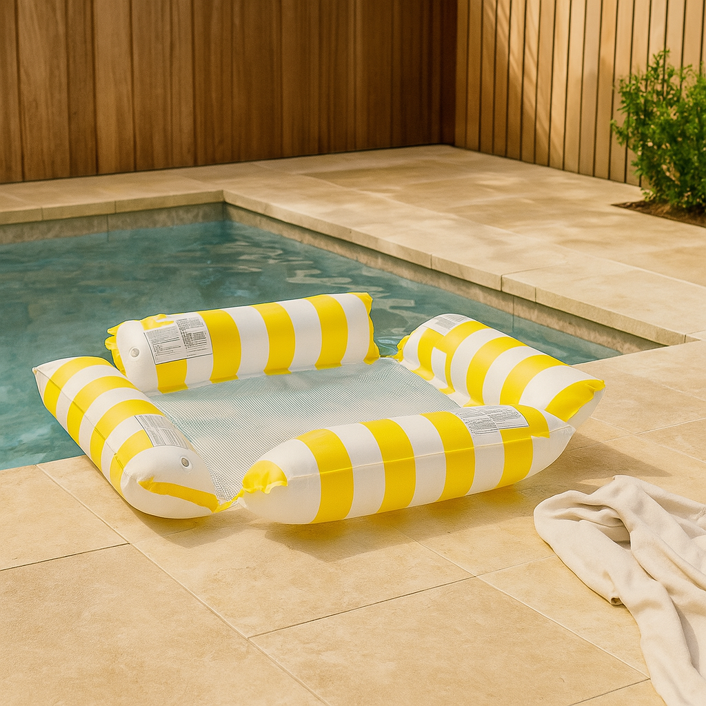 Aufblasbare Poolliege – Komfortable Schwimmliege für Erwachsene und Kinder