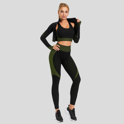 3-teiliges Yoga-Set für Damen