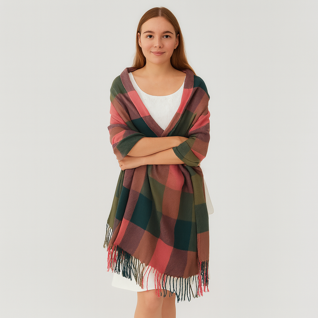 Sofia | Übergroßer Winterschal mit weichem Strick