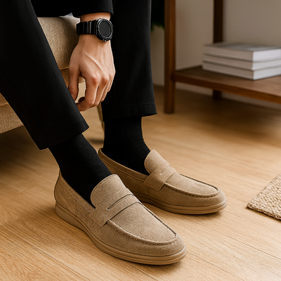 Vielseitige Business-Casual-Loafer für Herren – Stilvolle und schlichte Slip-On-Flats