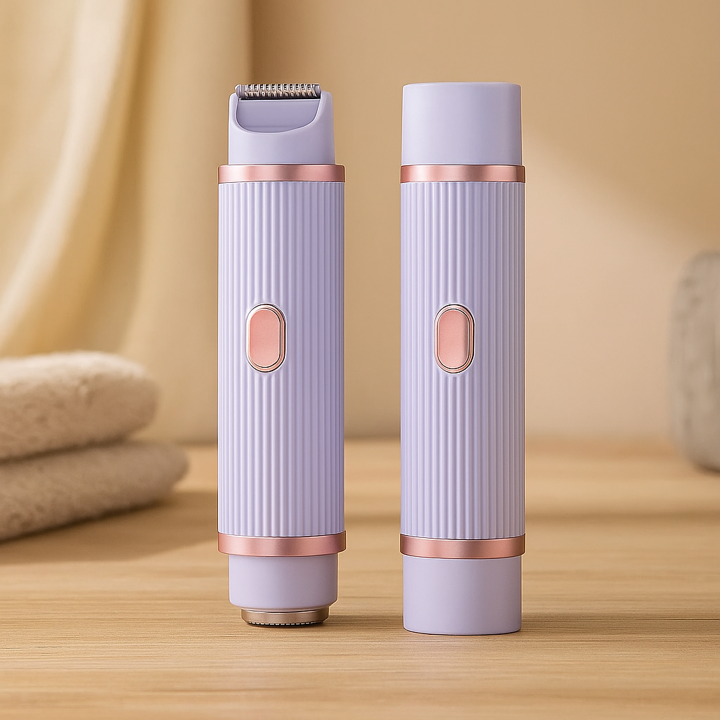 2-in-1-Elektrorasierer für Damen – Bikini-, Augenbrauen- und Achselhaartrimmer für Nass- und Trockenanwendung