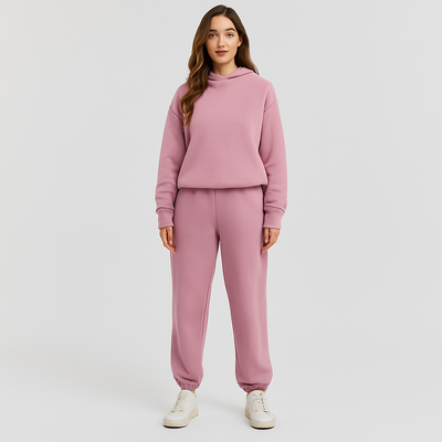 Ultimatives Komfort-Set aus Hoodie und Jogginghose – Gemütliche 2-teilige Loungewear für Frauen