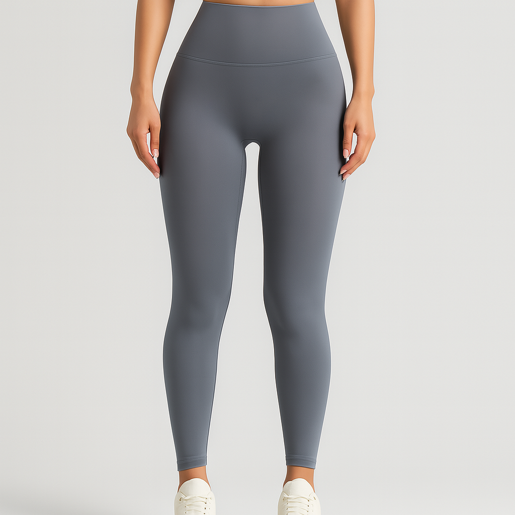 Damen Yoga Leggings mit Hohem Bund – Bauchkontrolle & Stretch Passform für Yoga & Pilates