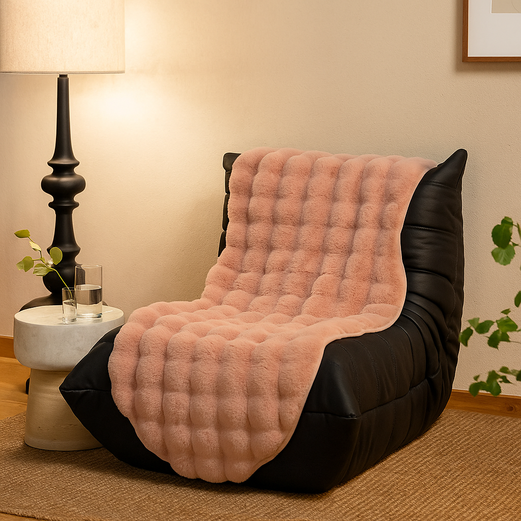 CloudHaven – Ultraweiches Plüschdecke mit rutschfester Rückseite