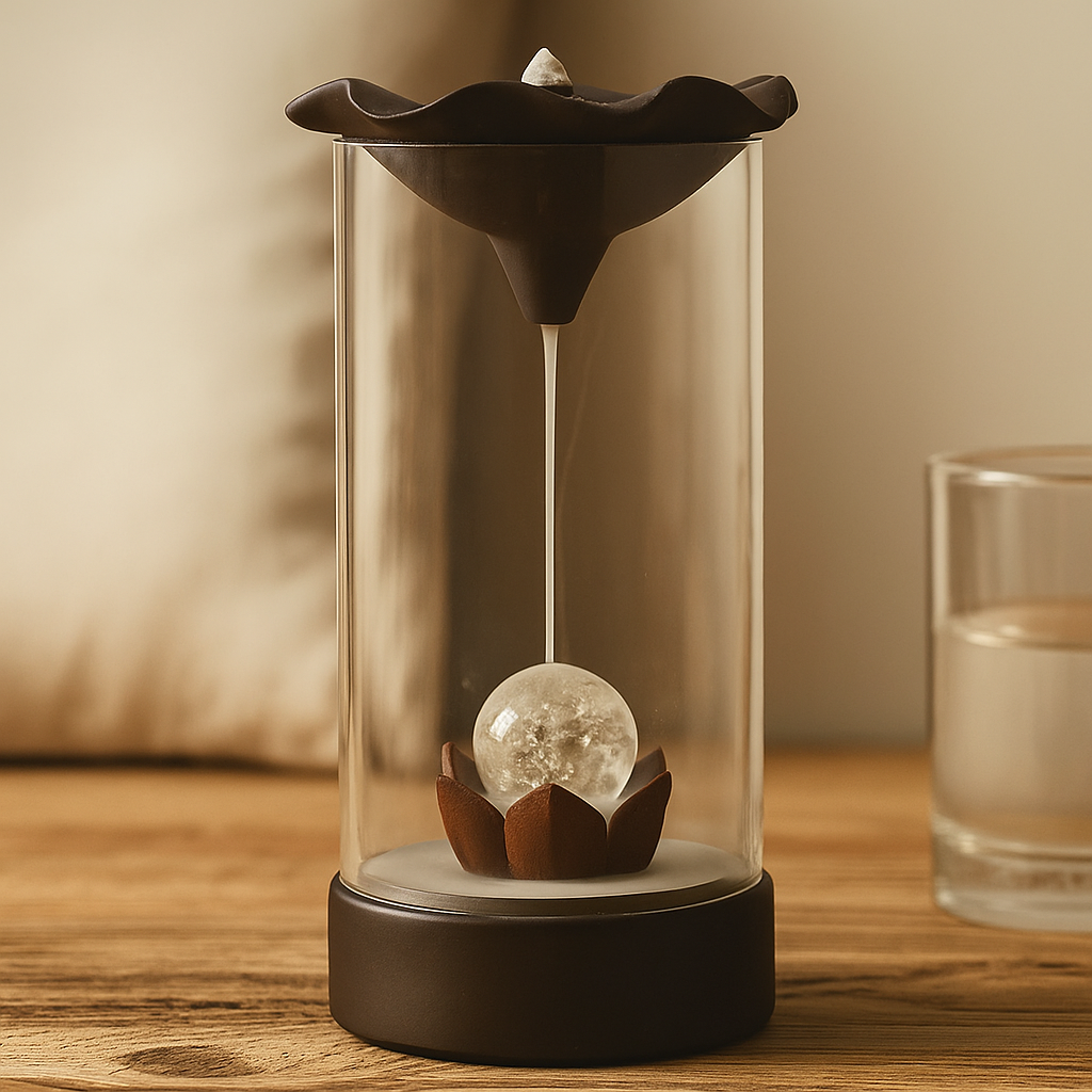 TranquilMist – Eleganter Räucherer mit Rücklauf für eine ruhige und entspannte Atmosphäre