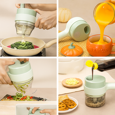 PrepMate – 4-in-1 manueller Küchenvorbereitungshersteller