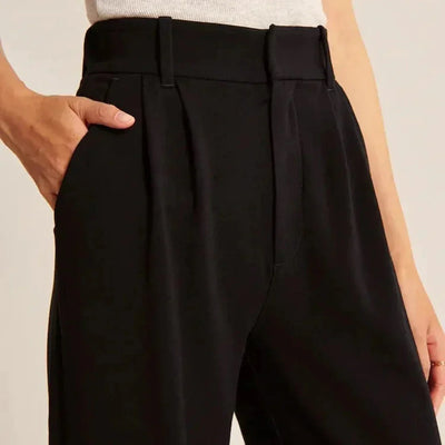 Seraphelle – Elegante High-Waist-Hose mit weitem Bein