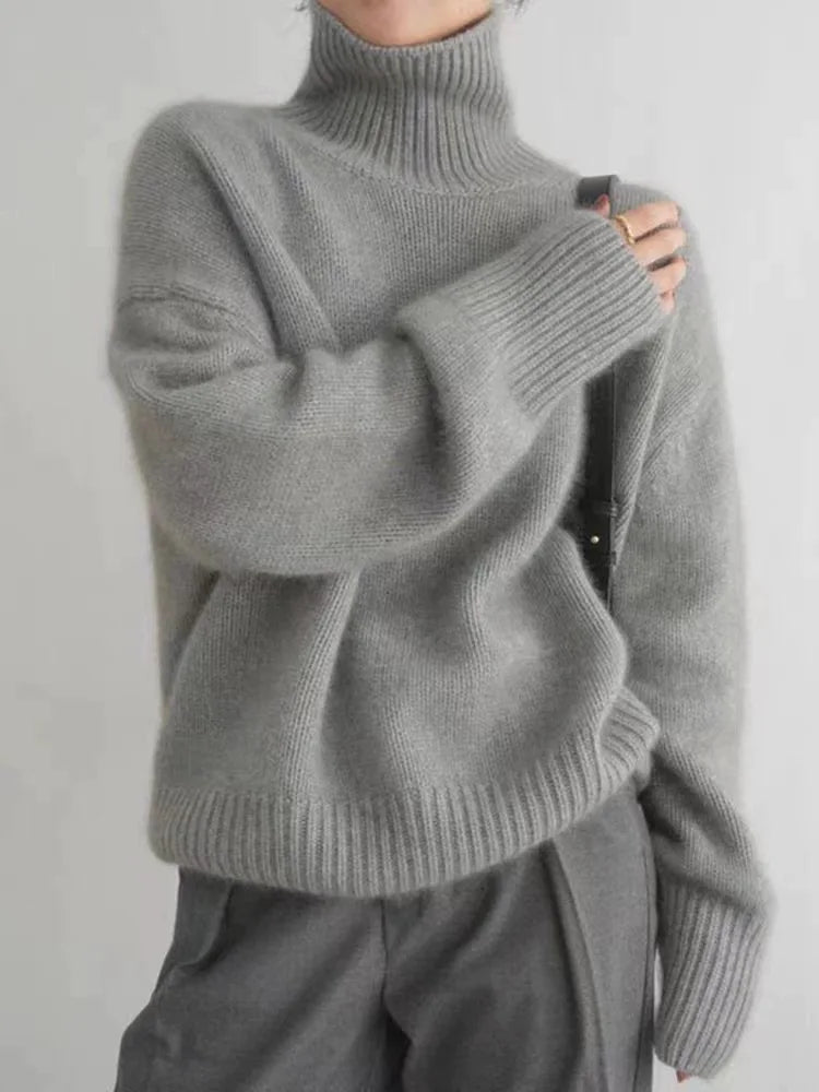 Avelena | Sehr Warmer Rollkragenpullover für Frauen