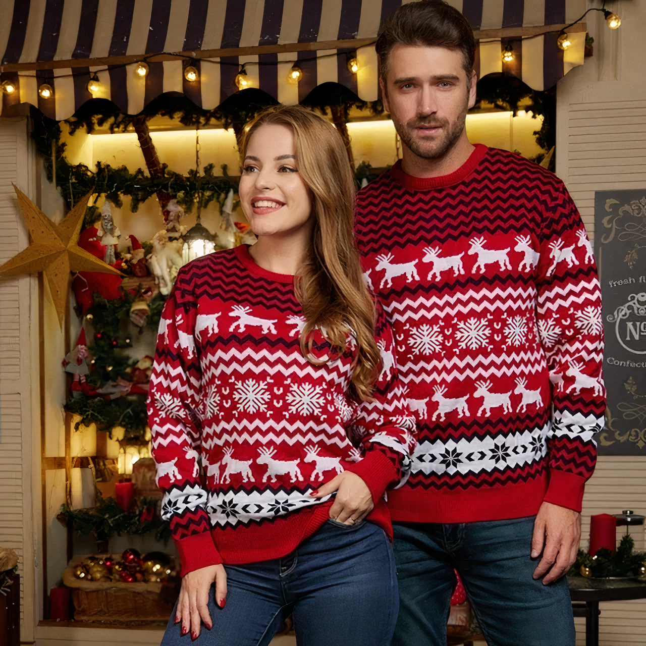 Avelena | Unisex-Weihnachtspullover
