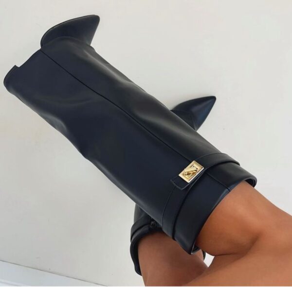 Stiefel mit modernem Reißverschluss | Eleganz trifft auf Funktionalität | Schlankes Design