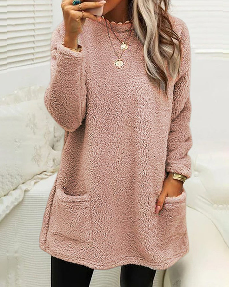 Avelena | Langer, Warmer Winterpullover für Frauen