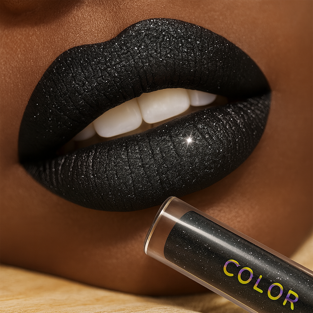 DarkGlam Lipgloss – Schwarzer Glanz-Lipgloss, langanhaltend & nicht klebrig