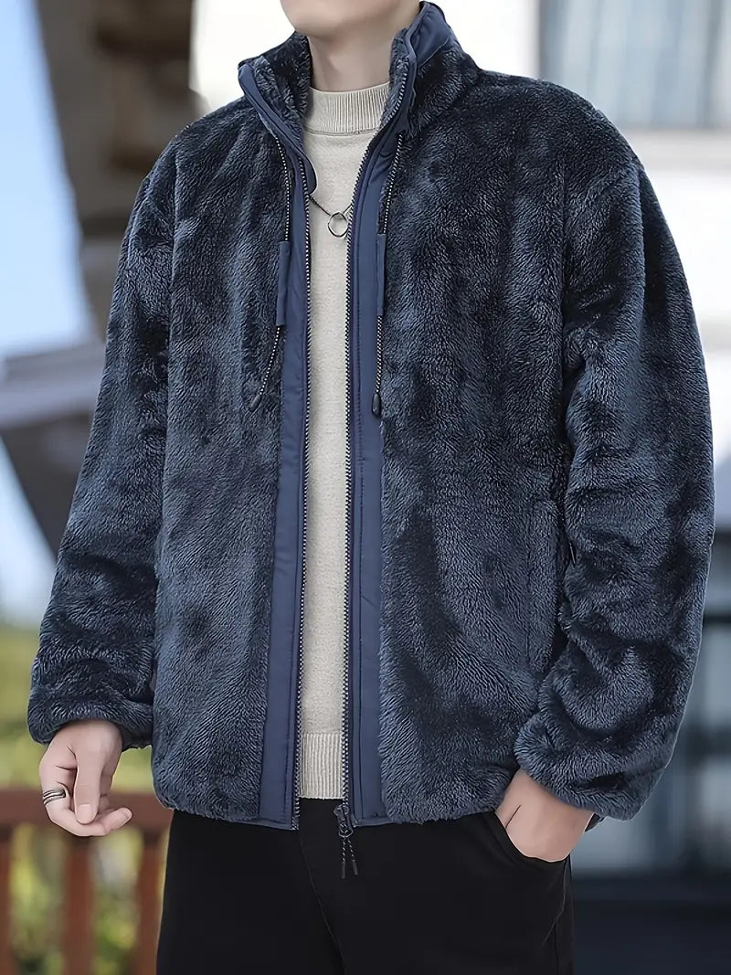 Avelena | Herren Mode Casual Pullover Jacke, Polyester Fleece