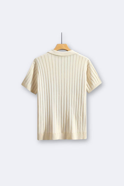 Stilvolles Strickhemd mit Kurzarm