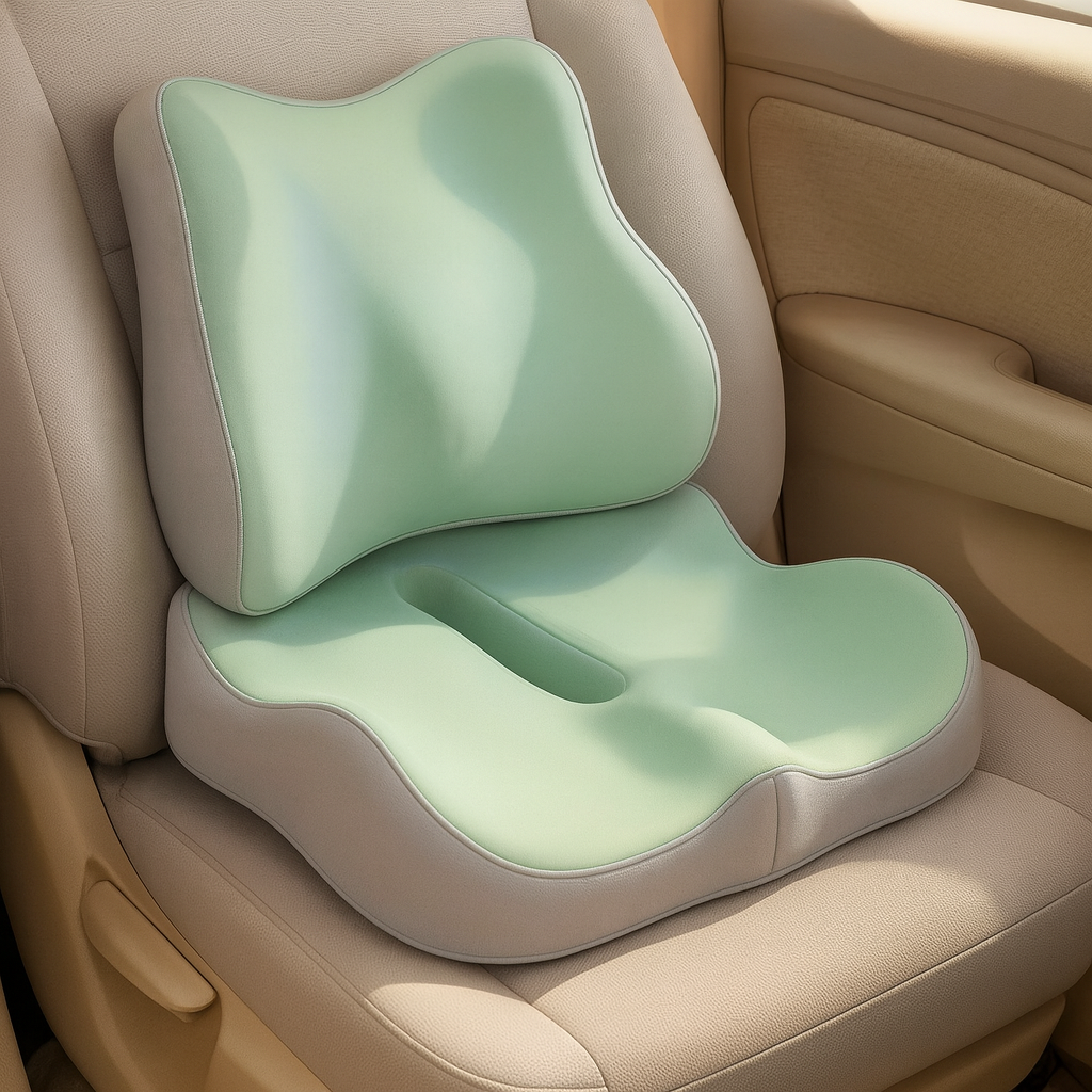 DriveEase | Memory Foam-Autositzkissen mit abnehmbarem Bezug