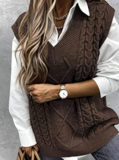 Avelena | Weiche Strickweste
