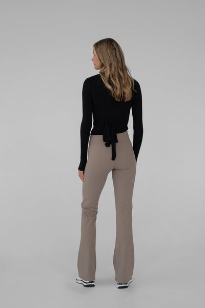 Wickelbluse - Schwarz