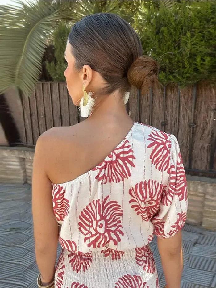 Evangelique – Stilvolles One-Shoulder-Minikleid