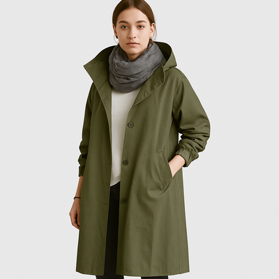 Ella | Zeitloser, wasserdichter Trenchcoat