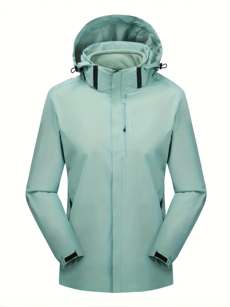 Avelena | Wasserdichte, Winddichte Hardshell- und Fleece-Thermo-Innenjacke