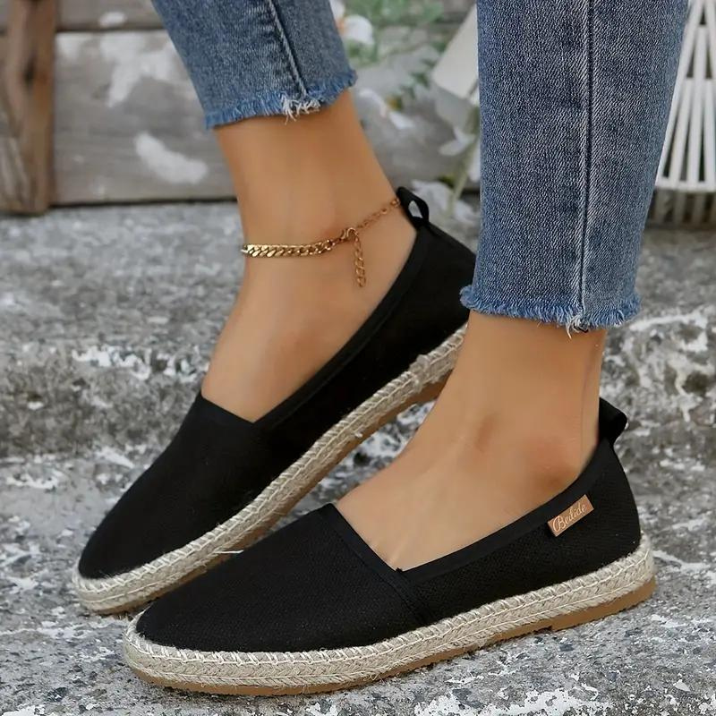Flache Espadrilles für Damen – Zelithya
