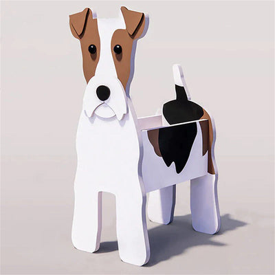 Flower Pot in the Shape of a Fox Terrier