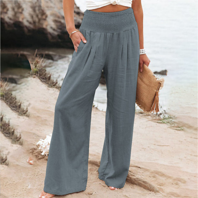 Avelena | Gemütliche Hose mit Weitem Bein