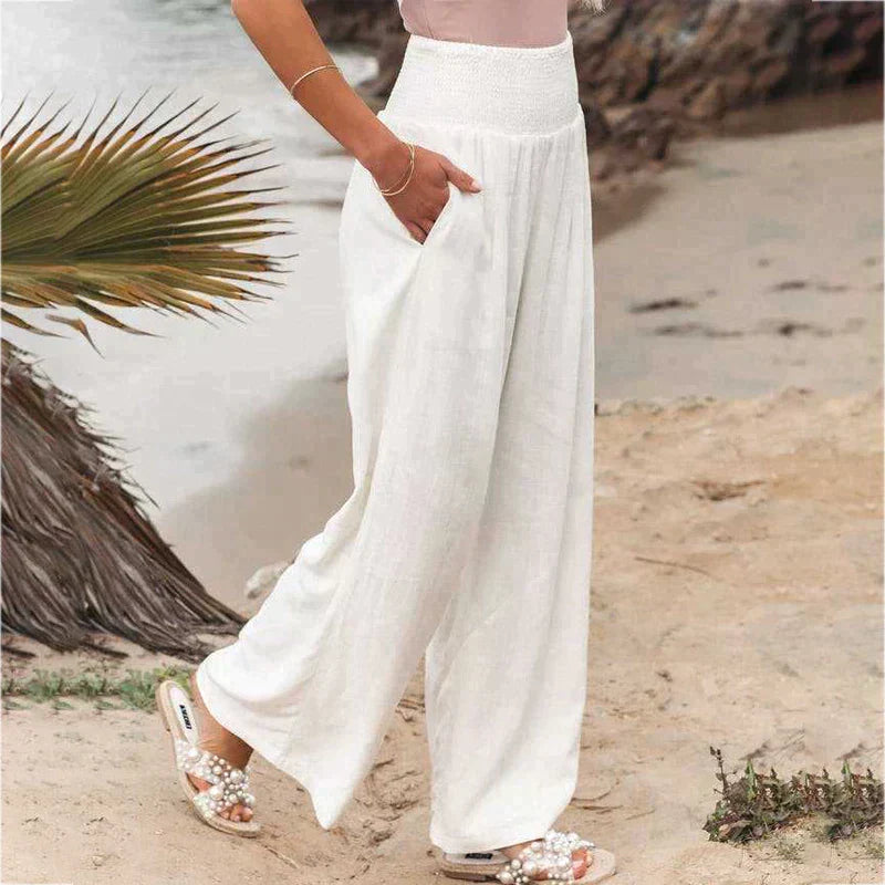 Avelena | Gemütliche Hose mit Weitem Bein