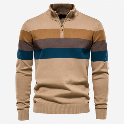 Avelena | Mehrfach Gestreifter Pullover