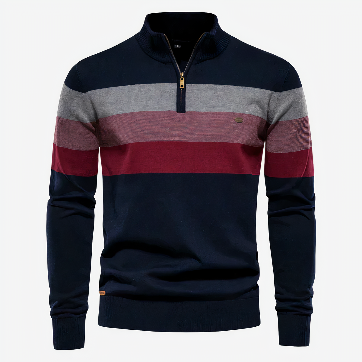 Avelena | Mehrfach Gestreifter Pullover