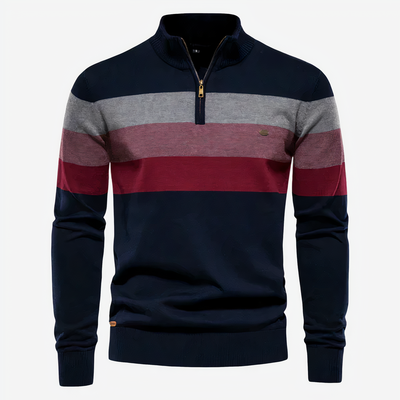 Avelena | Mehrfach Gestreifter Pullover