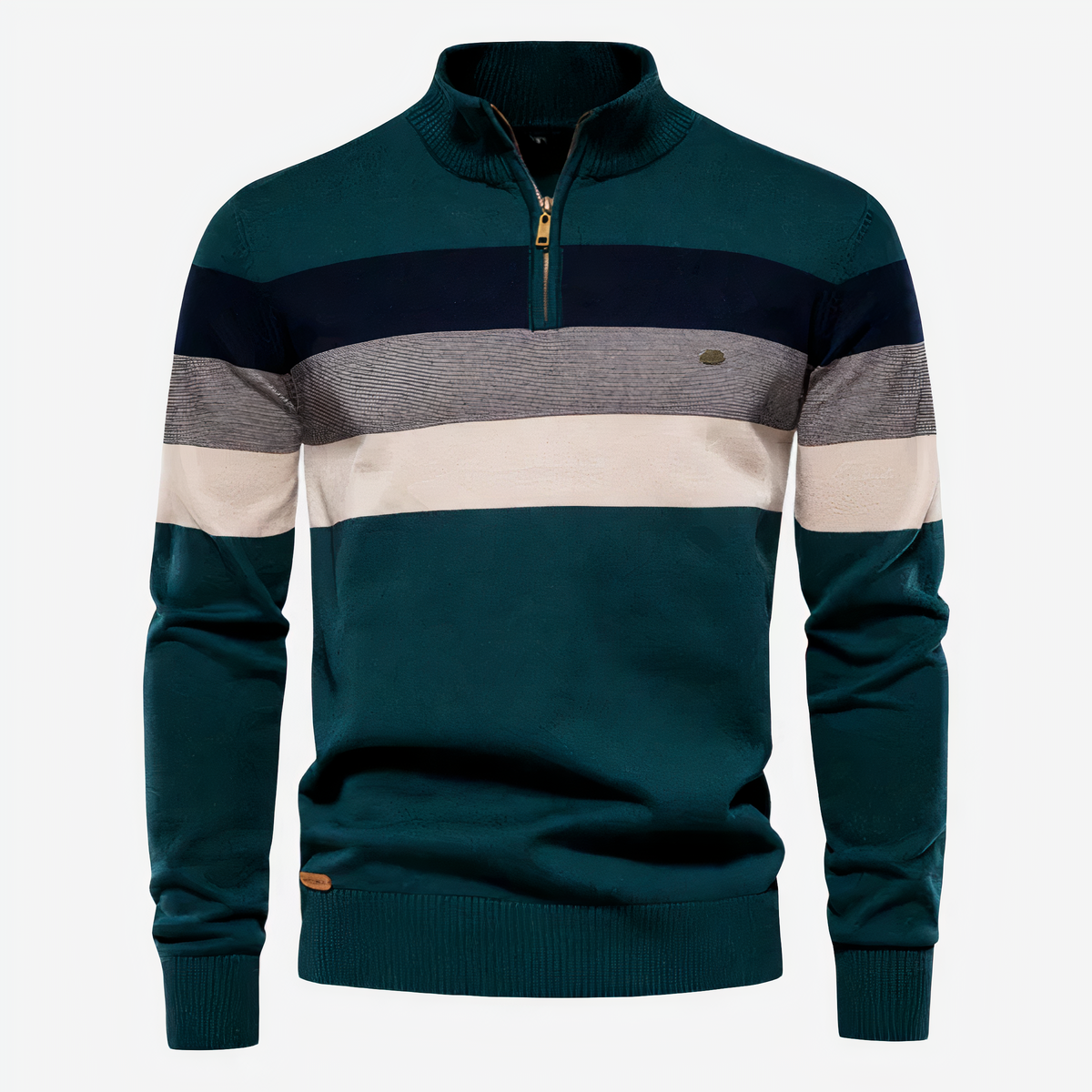 Avelena | Mehrfach Gestreifter Pullover
