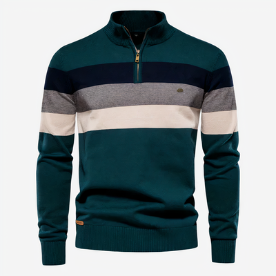 Avelena | Mehrfach Gestreifter Pullover