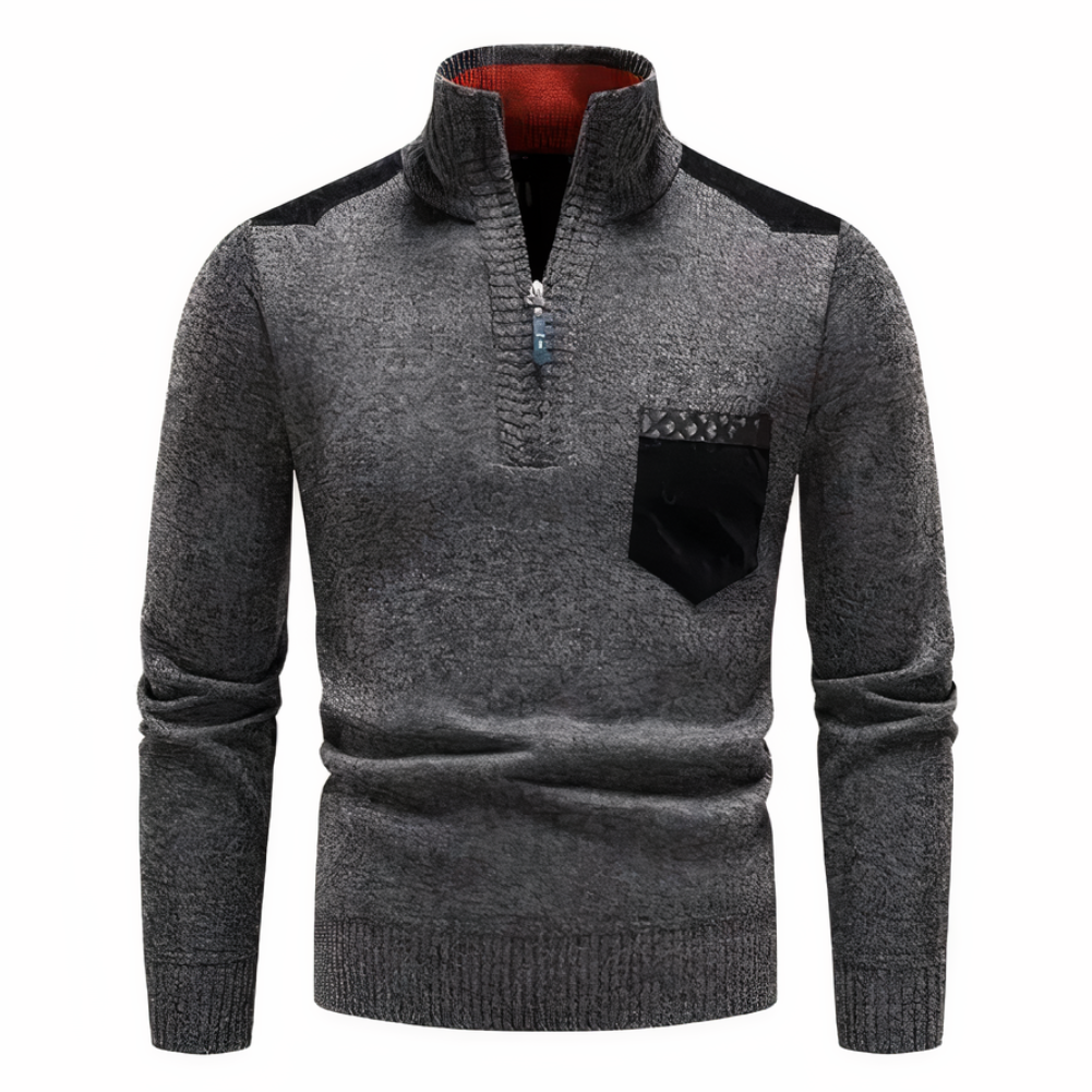 Avelena | Farbkontrast-Winterpullover
