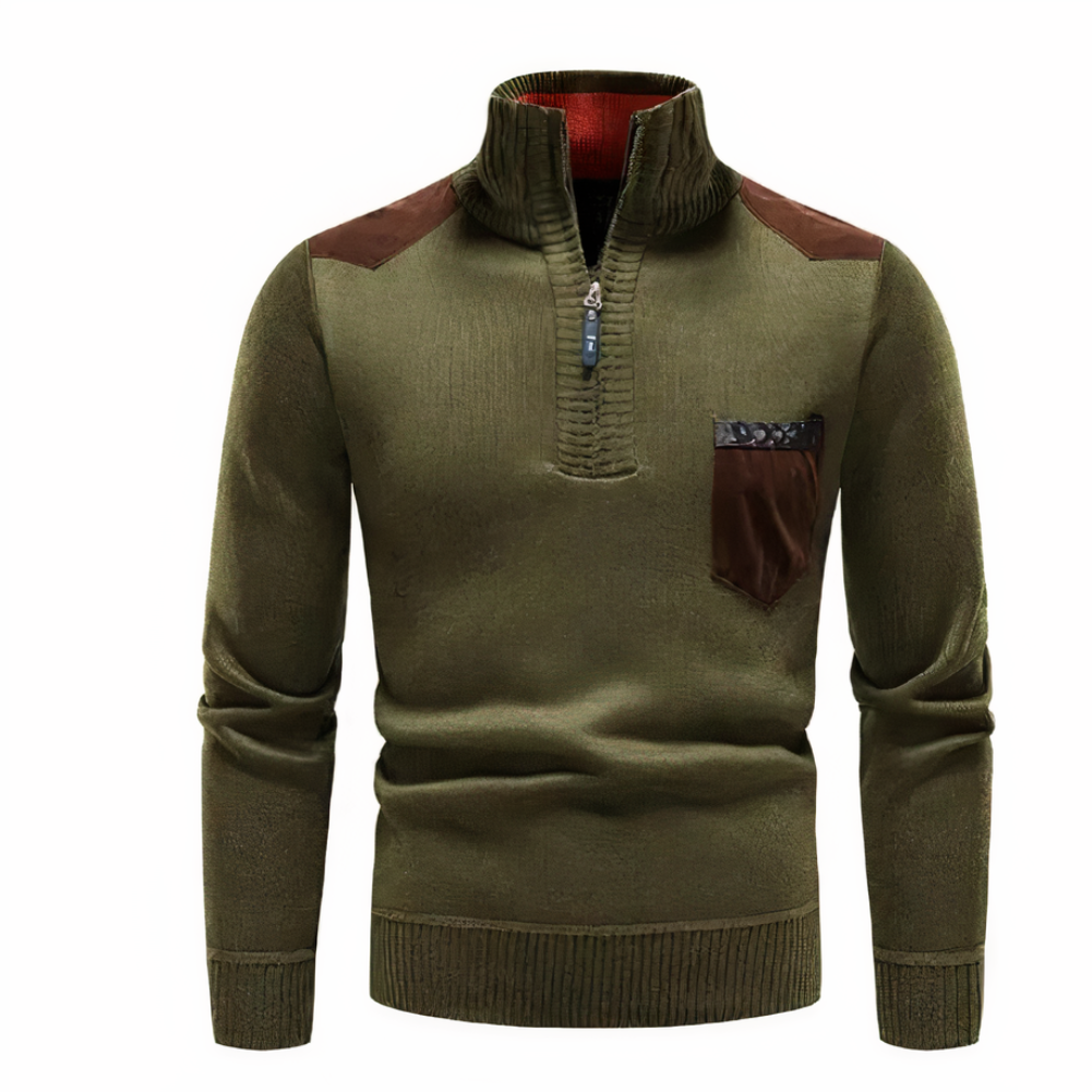 Avelena | Farbkontrast-Winterpullover