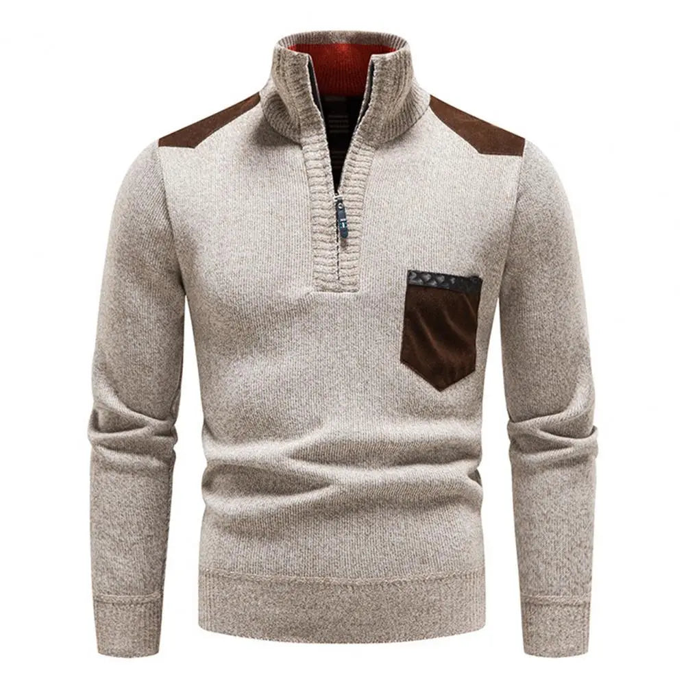 Avelena | Farbkontrast-Winterpullover