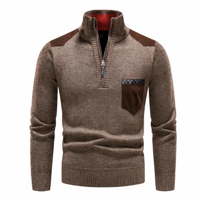 Avelena | Farbkontrast-Winterpullover