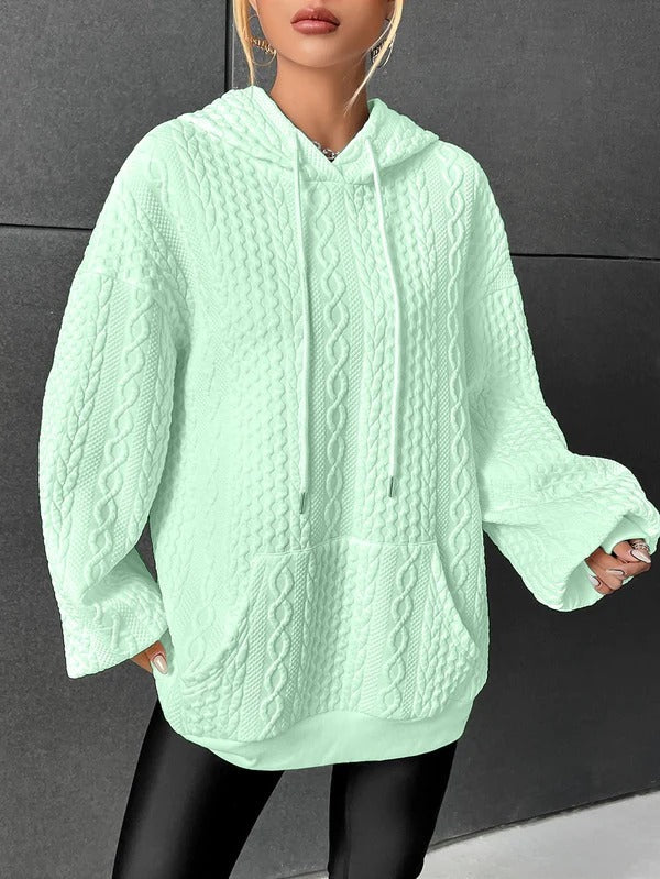 Avelena | Gedrehter Kapuzenpullover