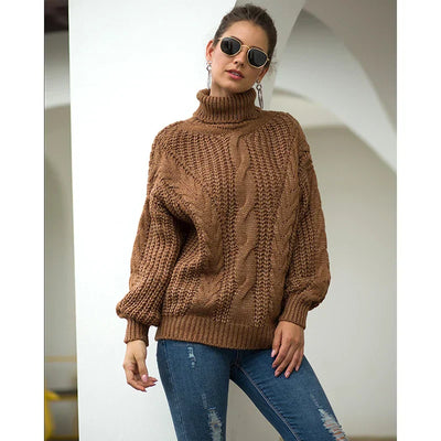 Avelena | Langarm-Rollkragenpullover für Damen
