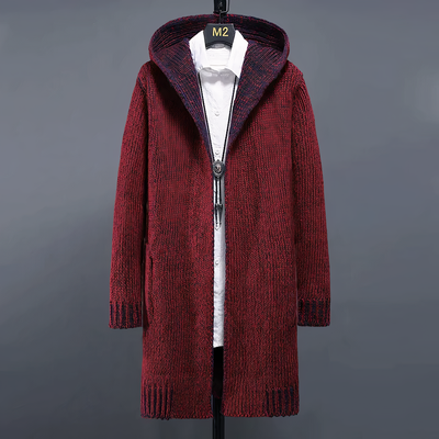 Avelena | Kaschmir-Strickjacke mit Kapuze