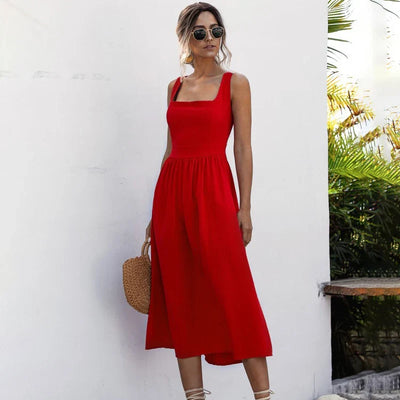 Lilivienne – Elegantes Baumwoll-Leinen-Kleid