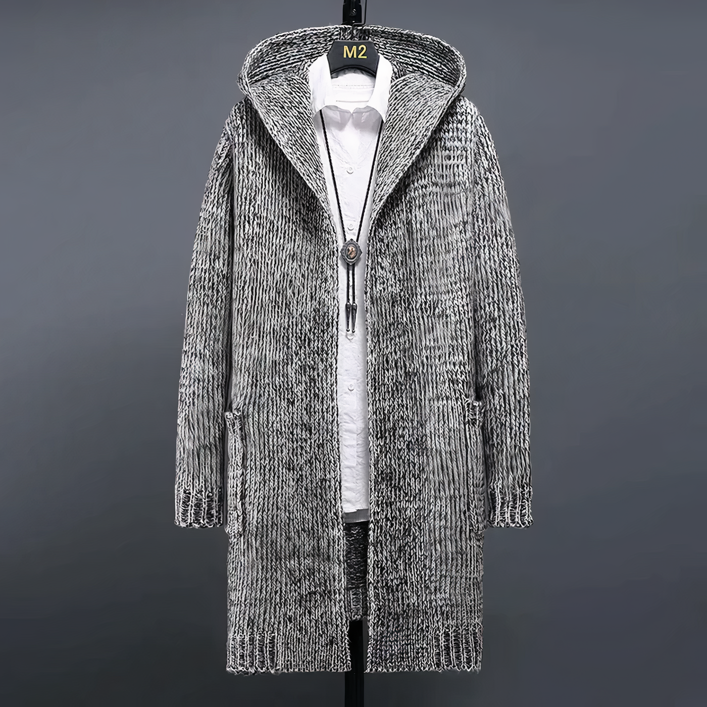 Avelena | Kaschmir-Strickjacke mit Kapuze