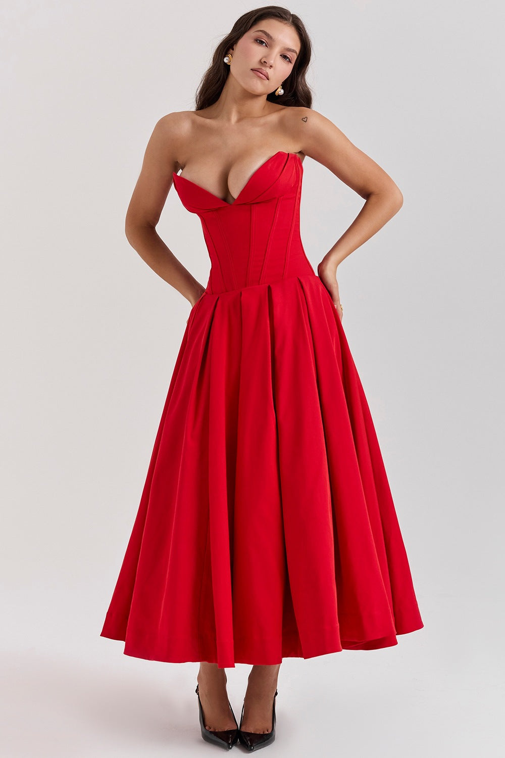Hanne | Elegantes Midi-Kleid