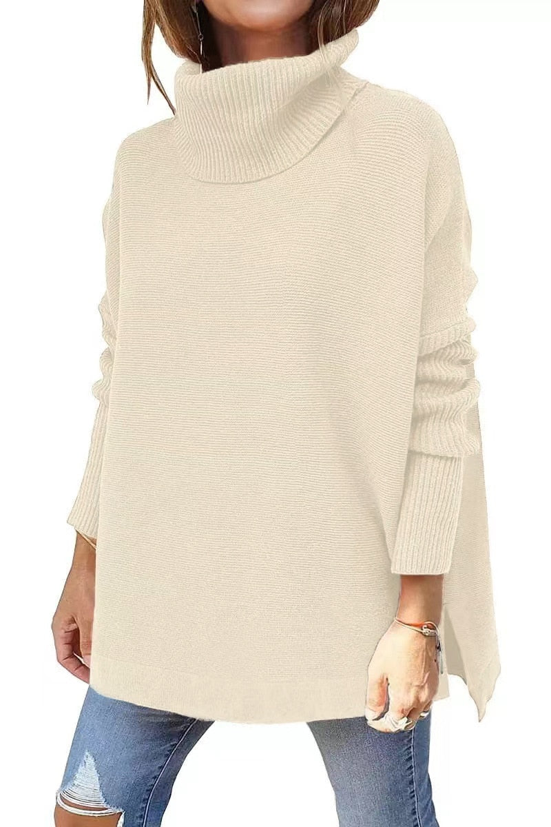 Avelena | Lockerer Rollkragenpullover aus Kaschmir