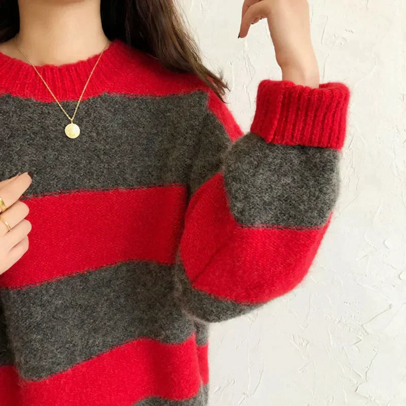 Avelena | Französischer Winterpullover In Zwei Farbstellungen